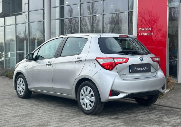 Toyota Yaris cena 54900 przebieg: 69510, rok produkcji 2018 z Poznań małe 79